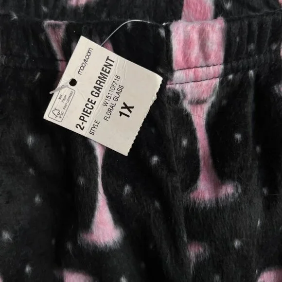 Charter Club Woman Pink Champagne 2-Piece Pajama Set, 1X - Picture 7 of 12